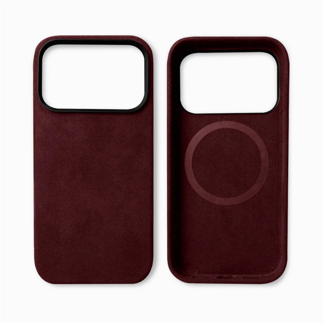 Magsafe Phone Case For iPhone 17 Pro Max-17 Pro/17 Air/ 17 Luxury Feel Alcantara Cover