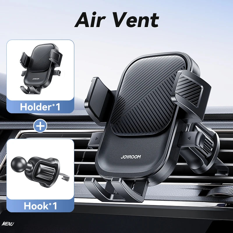 Joyroom Phone Holder Mount for Car Air Vent Hands-Free Universal Cell Phone Mount 360° Rotation for iPhone Samsung Xiaomi Huawei