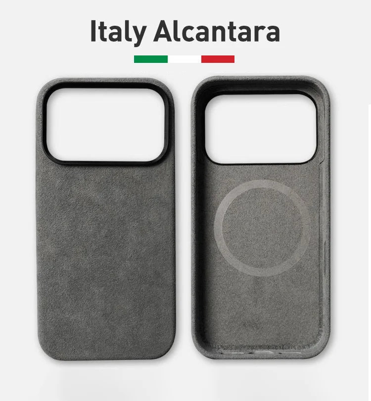Magsafe Phone Case For iPhone 17 Pro Max-17 Pro/17 Air/ 17 Luxury Feel Alcantara Cover