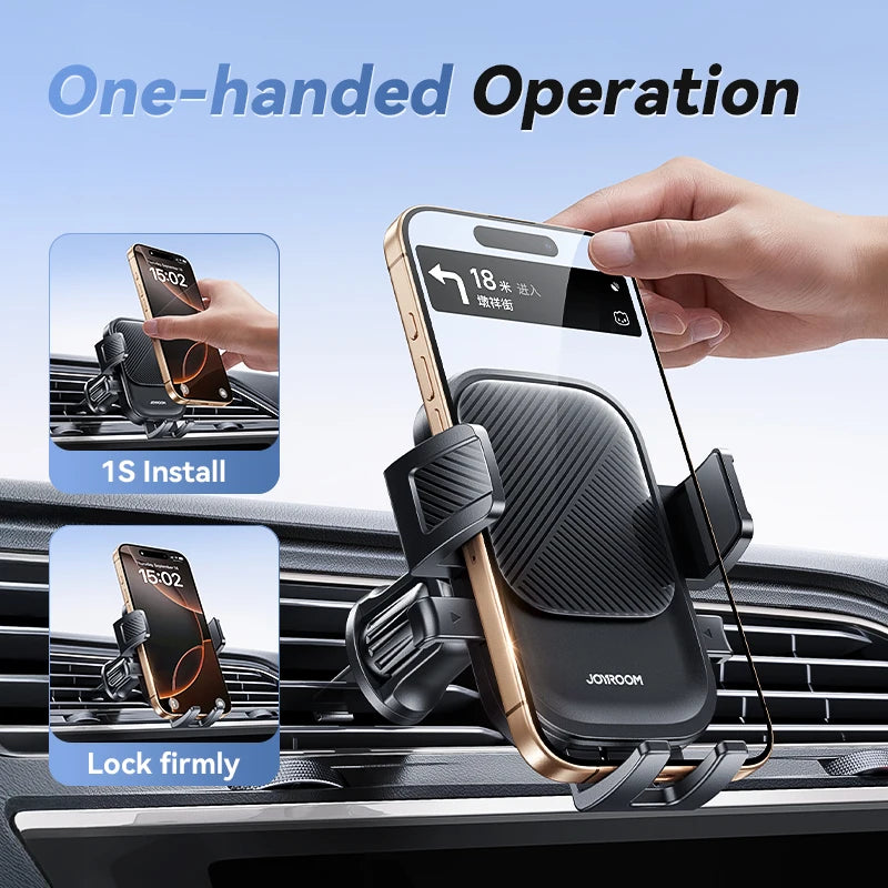 Joyroom Phone Holder Mount for Car Air Vent Hands-Free Universal Cell Phone Mount 360° Rotation for iPhone Samsung Xiaomi Huawei